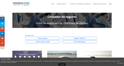 Desktop Screenshot of cotizadordeseguros.net